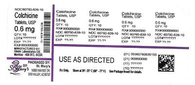 839-10 (Colchicine 60760 839 10)
